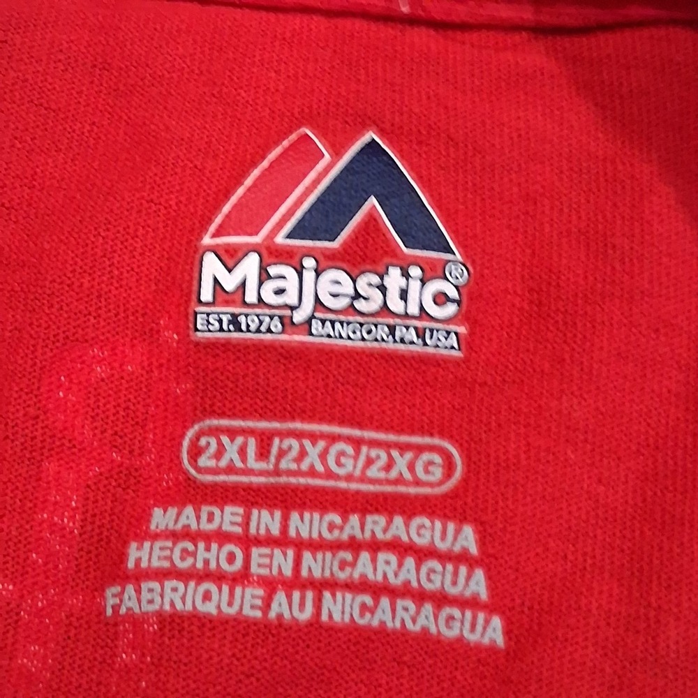 HOUSTON ROCKETS  Majestic #13 HARDEN Short Sleeves Crew Neck Color‎ Red - Picture 2 of 13